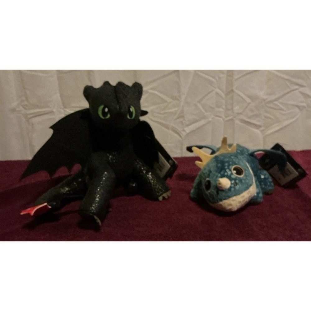 2025/Spin Master How to Train Your Dragon Toothless And Gronckle Plush, NWT